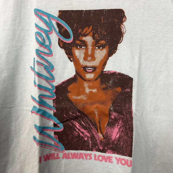 Whitney Houston I will always Love You Womens Tshirt Size Medium - Picture 2 of 4